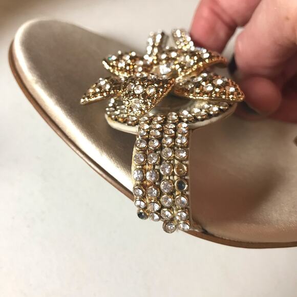 Franco Sarto heels rhinestones flower - Picture 5 of 8